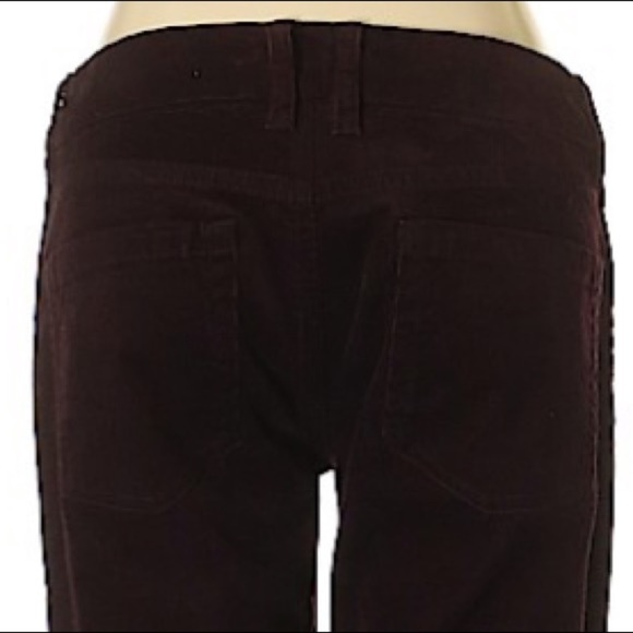 J Crew Cords Dark Purple Size 4 - Picture 3 of 3